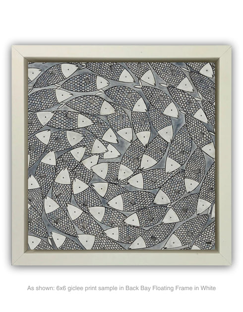 Big Sardines | Framed Giclee Print on Canvas
